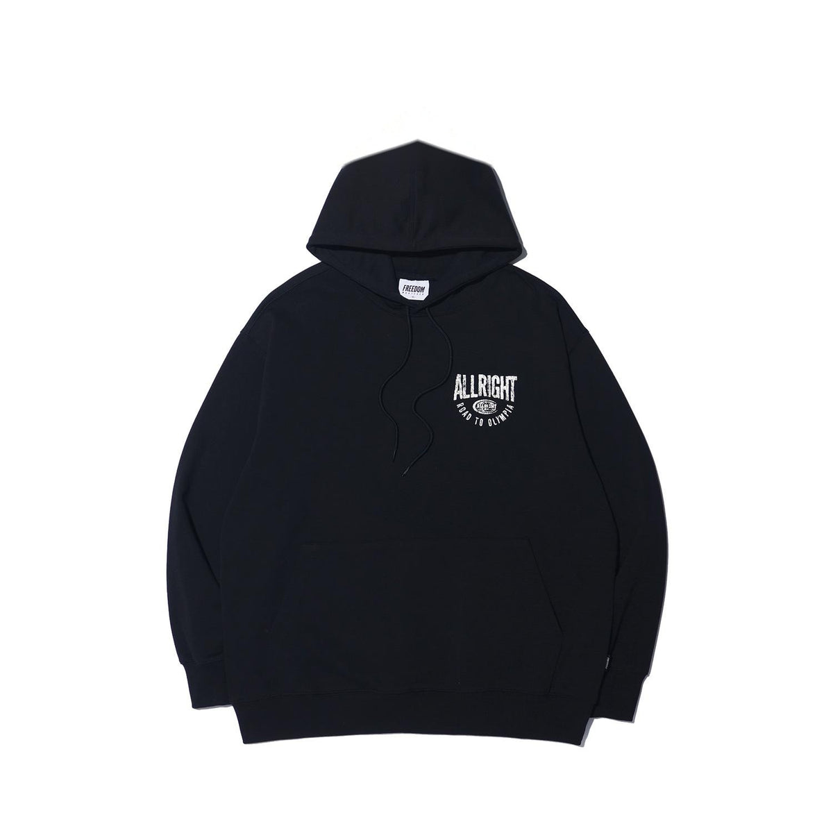 ALLRIGHT Basic Hood Zip-Up (Black)