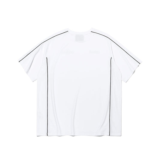 Olympia Line Panel Short Sleeve T-Shirt (White)