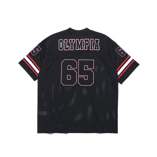 Olympia Small Logo Rugby Jersey (Black)