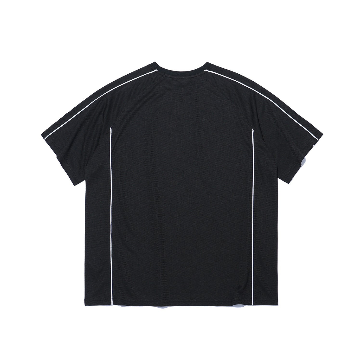 Olympia Line Panel Short Sleeve T-Shirt (Black)