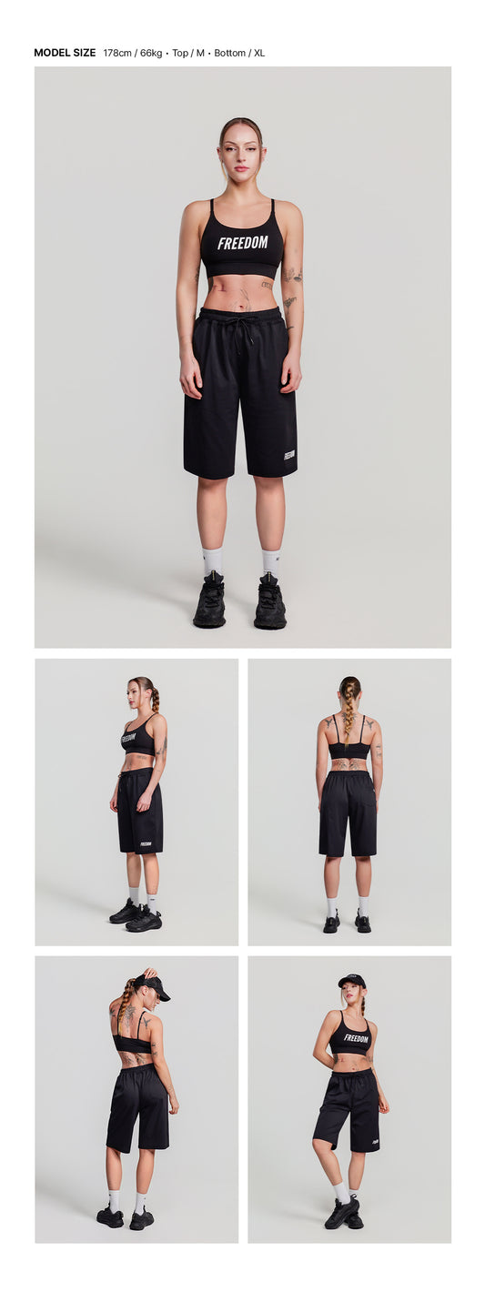 Essential Bermuda Shorts (Black)