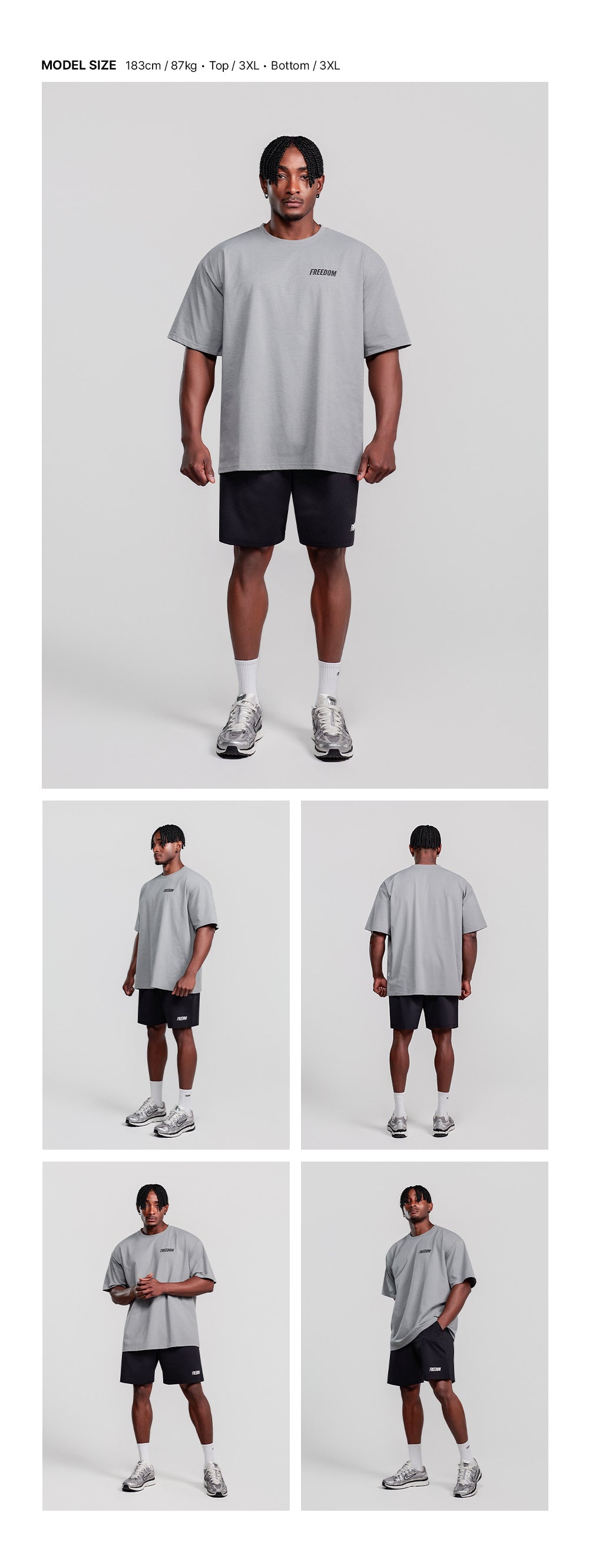 Essential Overfit T-Shirt (Grey)