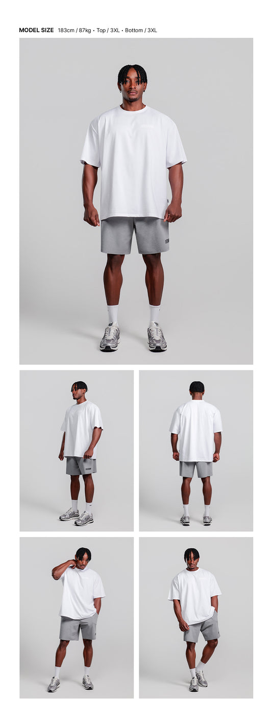 Essential Semi-Overfit T-shirt (White)