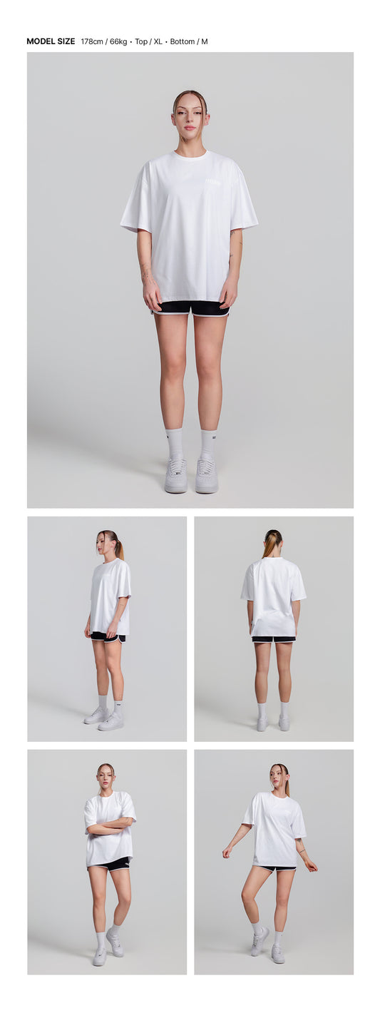 Essential Semi-Overfit T-shirt (White)