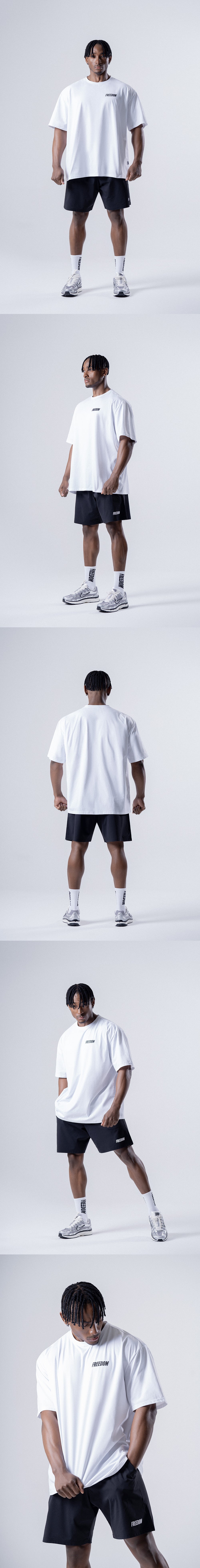 Essential Semi-Overfit T-Shirt (White)