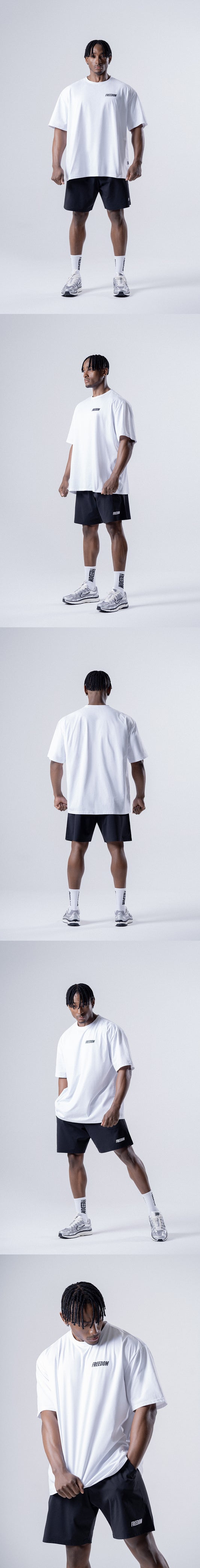 Essential Semi-Overfit T-Shirt (White)