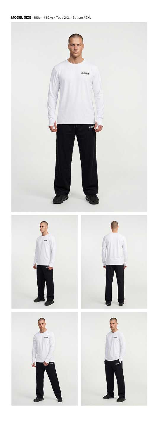 Essential Active Long Sleeve (White)