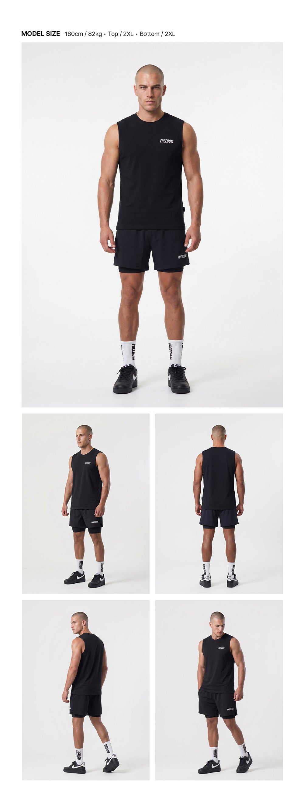 Essential Active Sleeveless (Black)