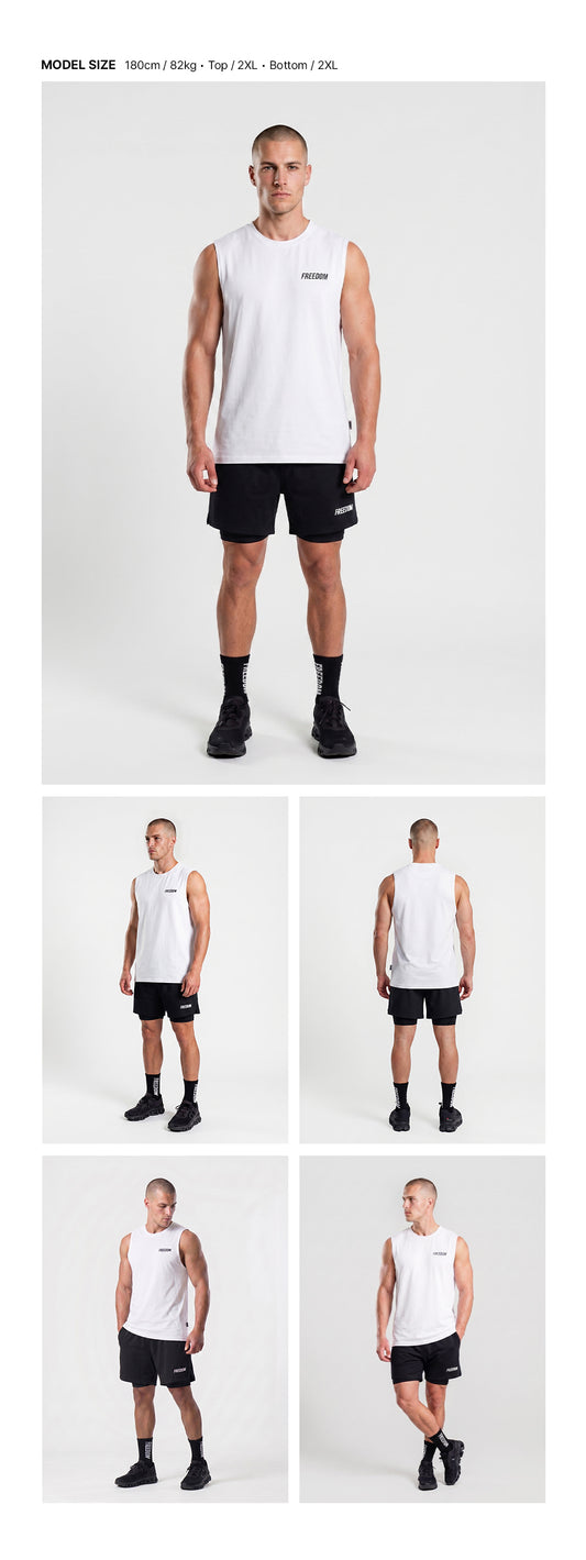 Essential Active Sleeveless (White)