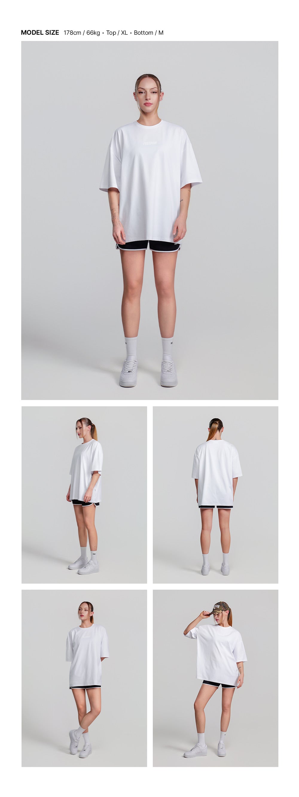 Essential Oversized T-shirt (White)