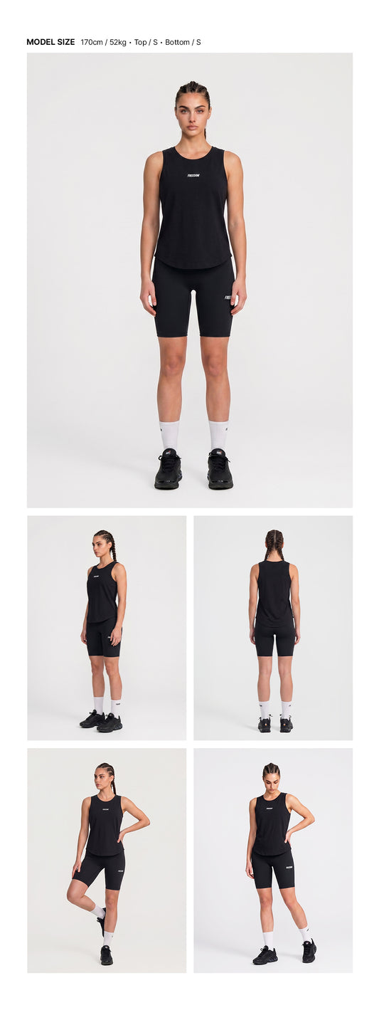 Essential Women Active Sleeveless (Black)