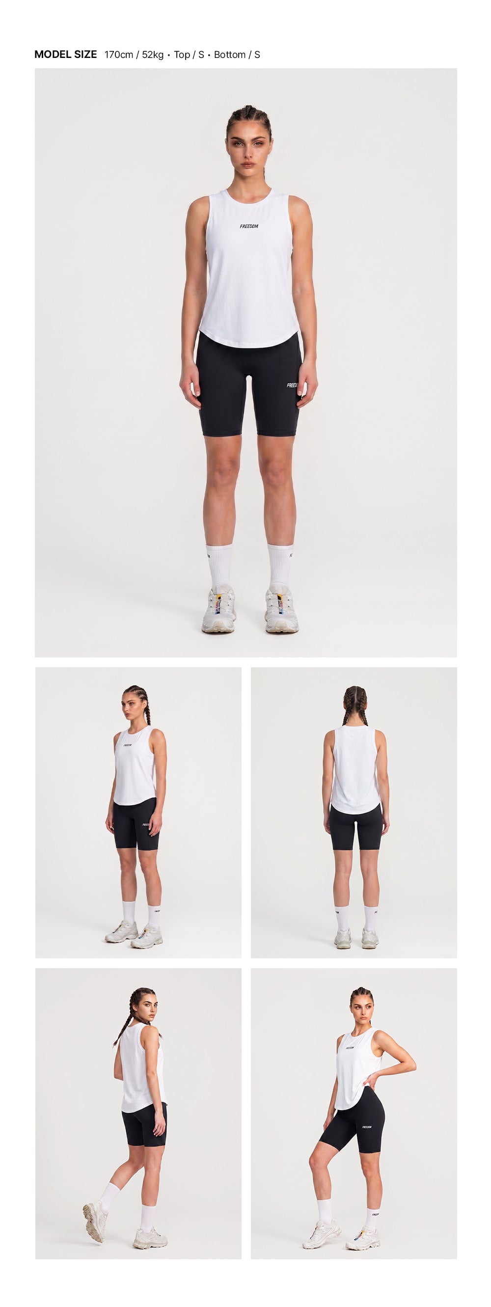 Essential Women Active Sleeveless (White) – Freedom Whatever SG