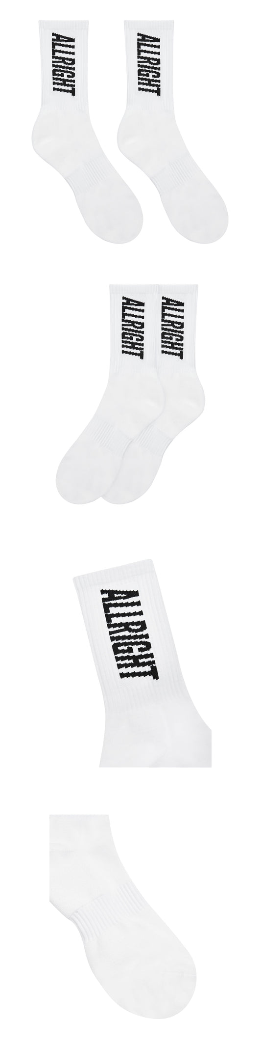 ALLRIGHT New Socks (White)