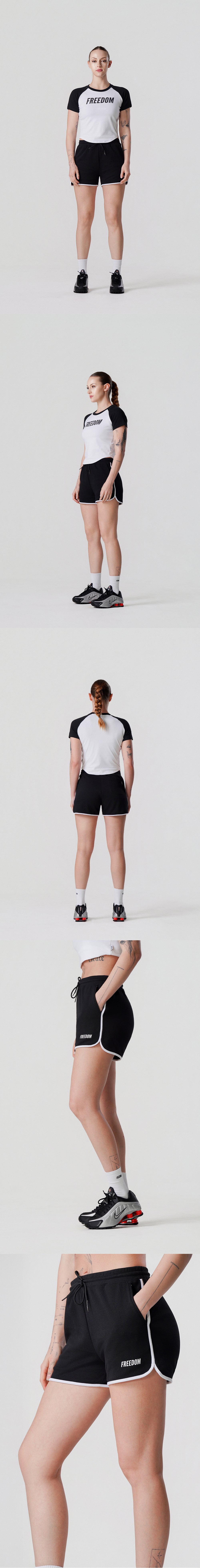 Women's Logo Easy Dolphin Shorts (Black)