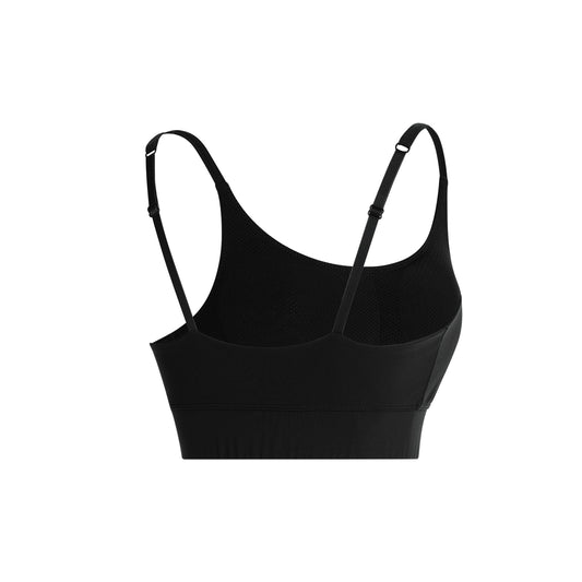Support Big Logo Bra Top (Black)