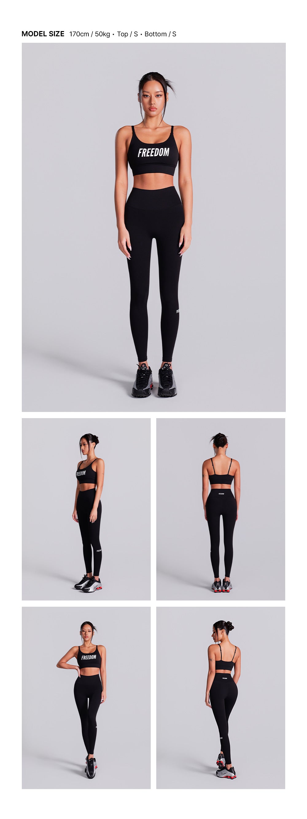 Essential 9/10 Leggings (Black)