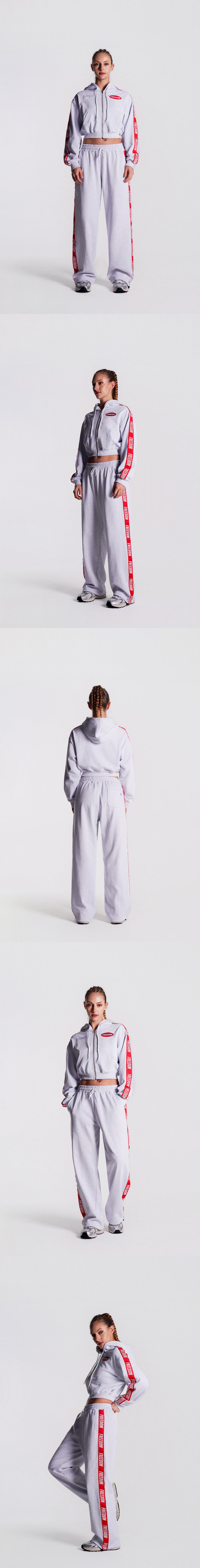 Women's Lettering Sweat Pants (Melange) — product detail