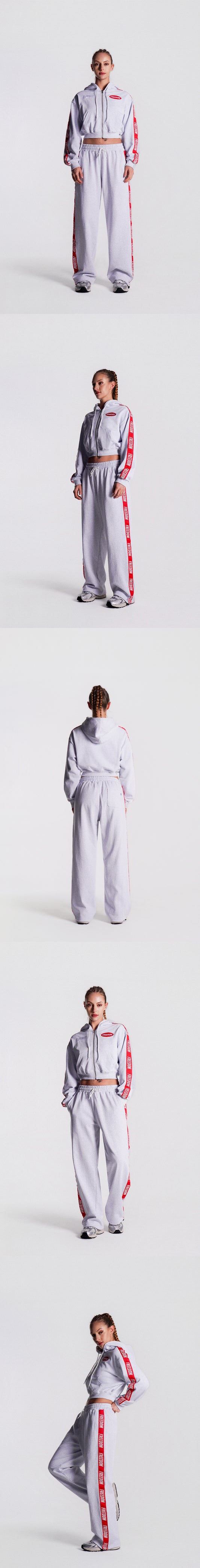 Women's Lettering Sweat Pants (Melange) — product detail
