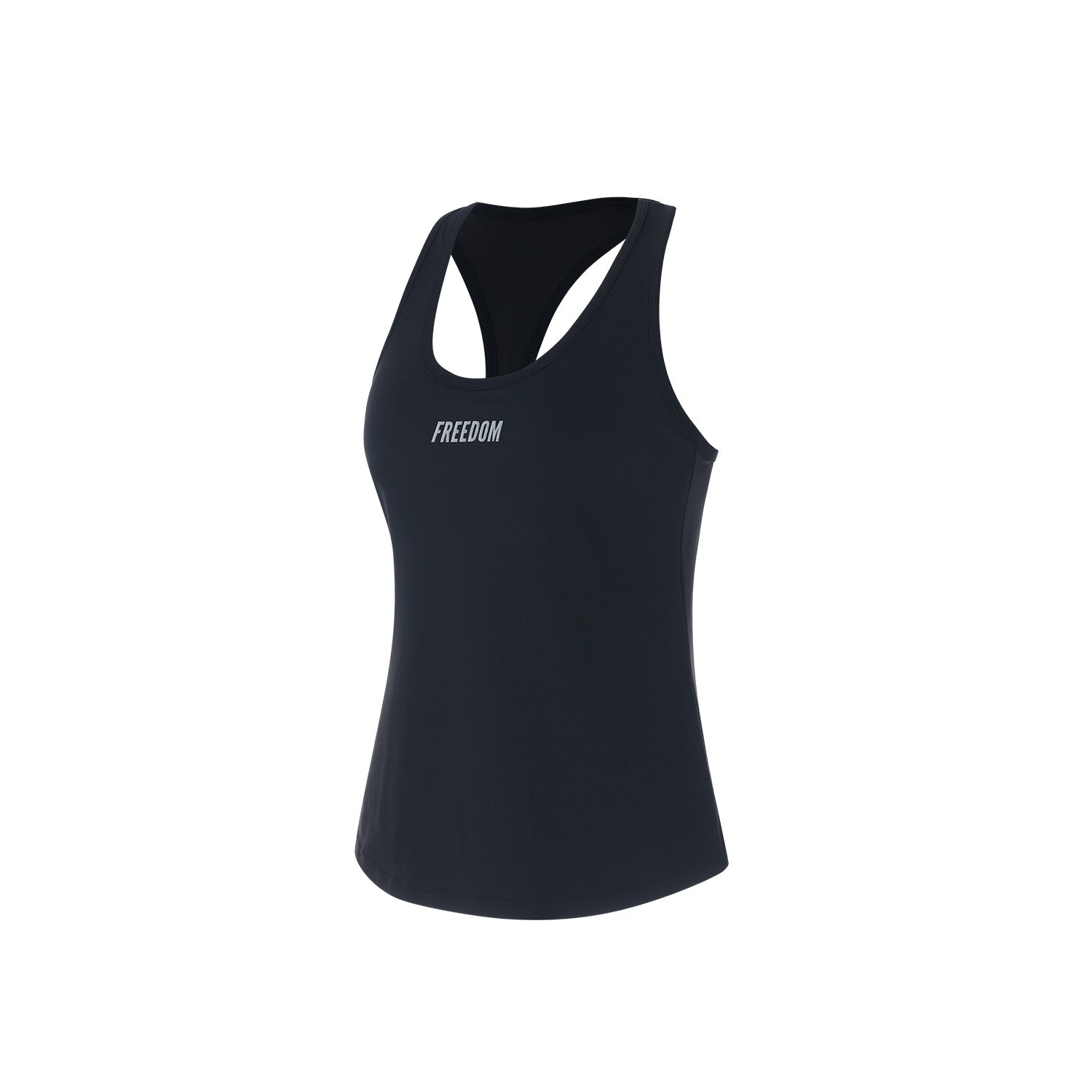 Two-in-One Racerback Tank Top (Black)