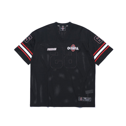 Olympia Small Logo Rugby Jersey (Black)