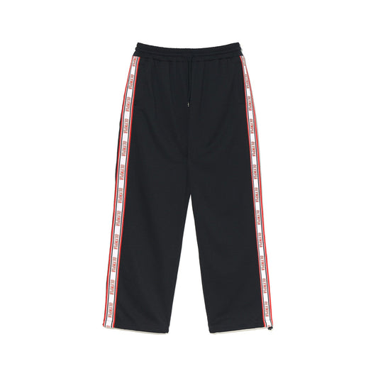 Olympia Lettering Entire Mesh Pants (Black)