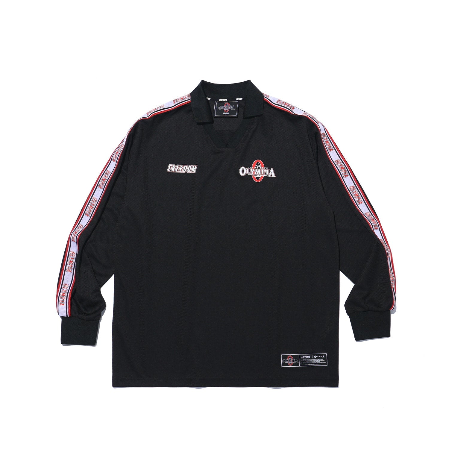 Olympia Lettering Football Long Sleeve (Black)