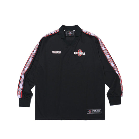 Olympia Lettering Football Long Sleeve (Black)