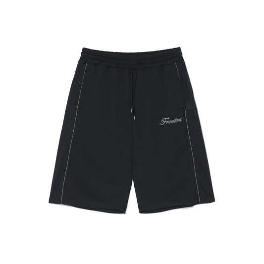 Sideline Mesh Bermuda Shorts (Black)