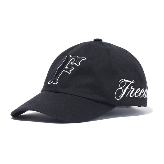 Big Logo Side Script Ball Cap (Black)