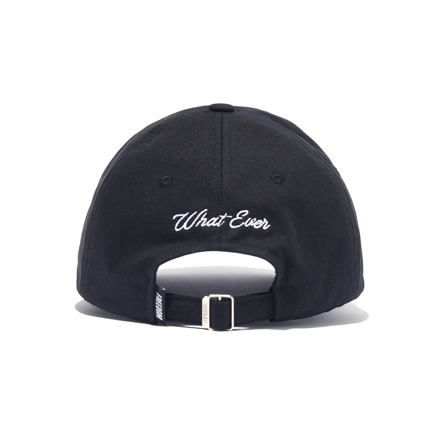Arch Embossed Lettering Ball Cap (Black)