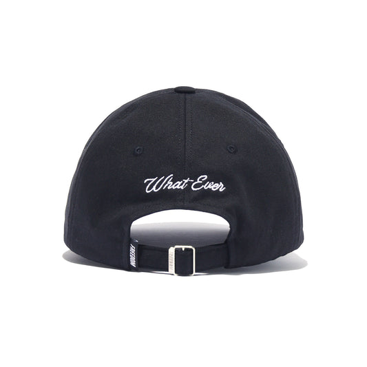 Arch Embossed Lettering Ball Cap (Black)