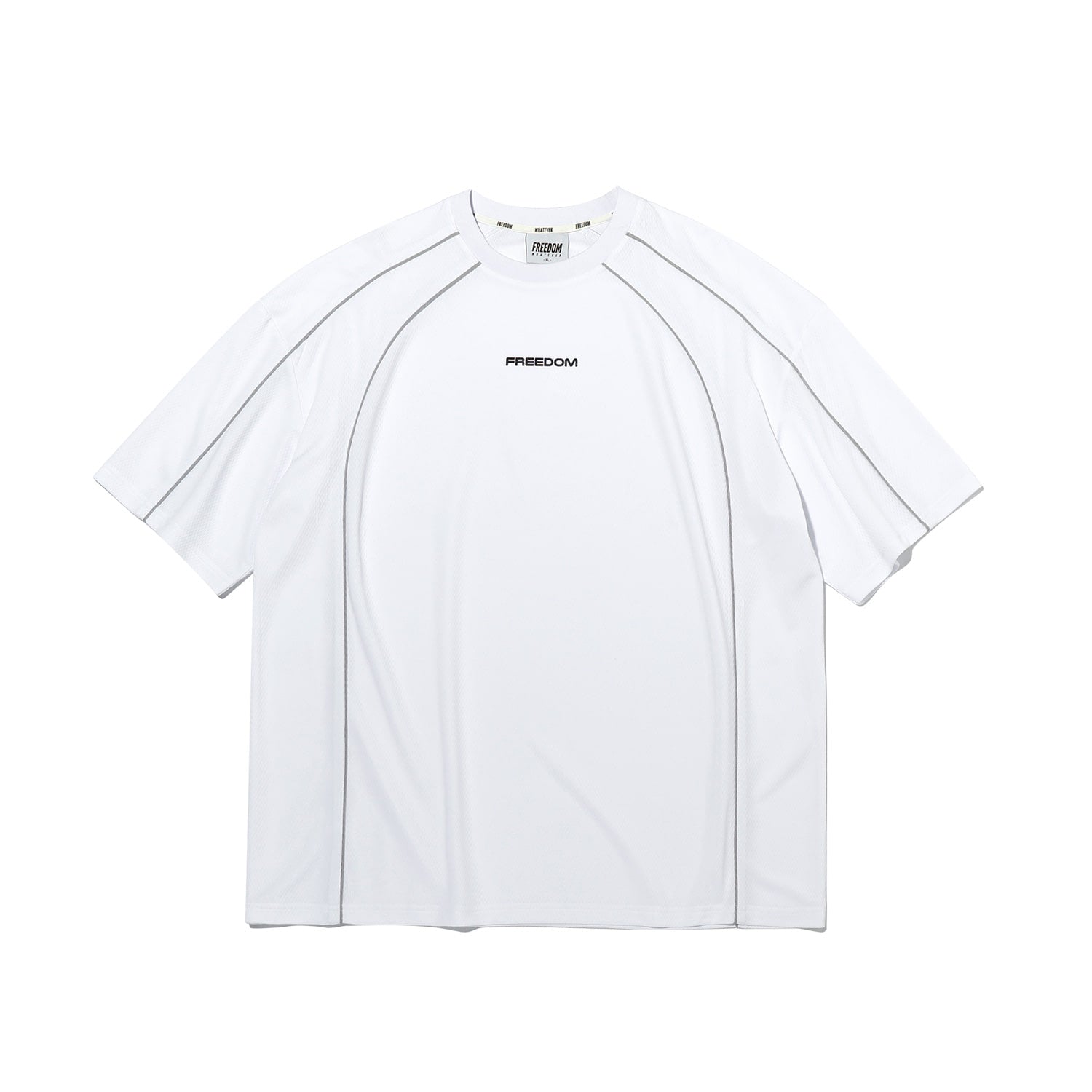 Air Mesh Split T-shirt (White)