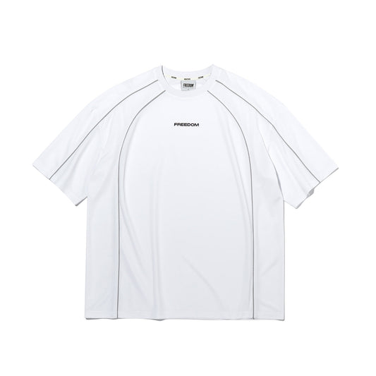 Air Mesh Split T-shirt (White)