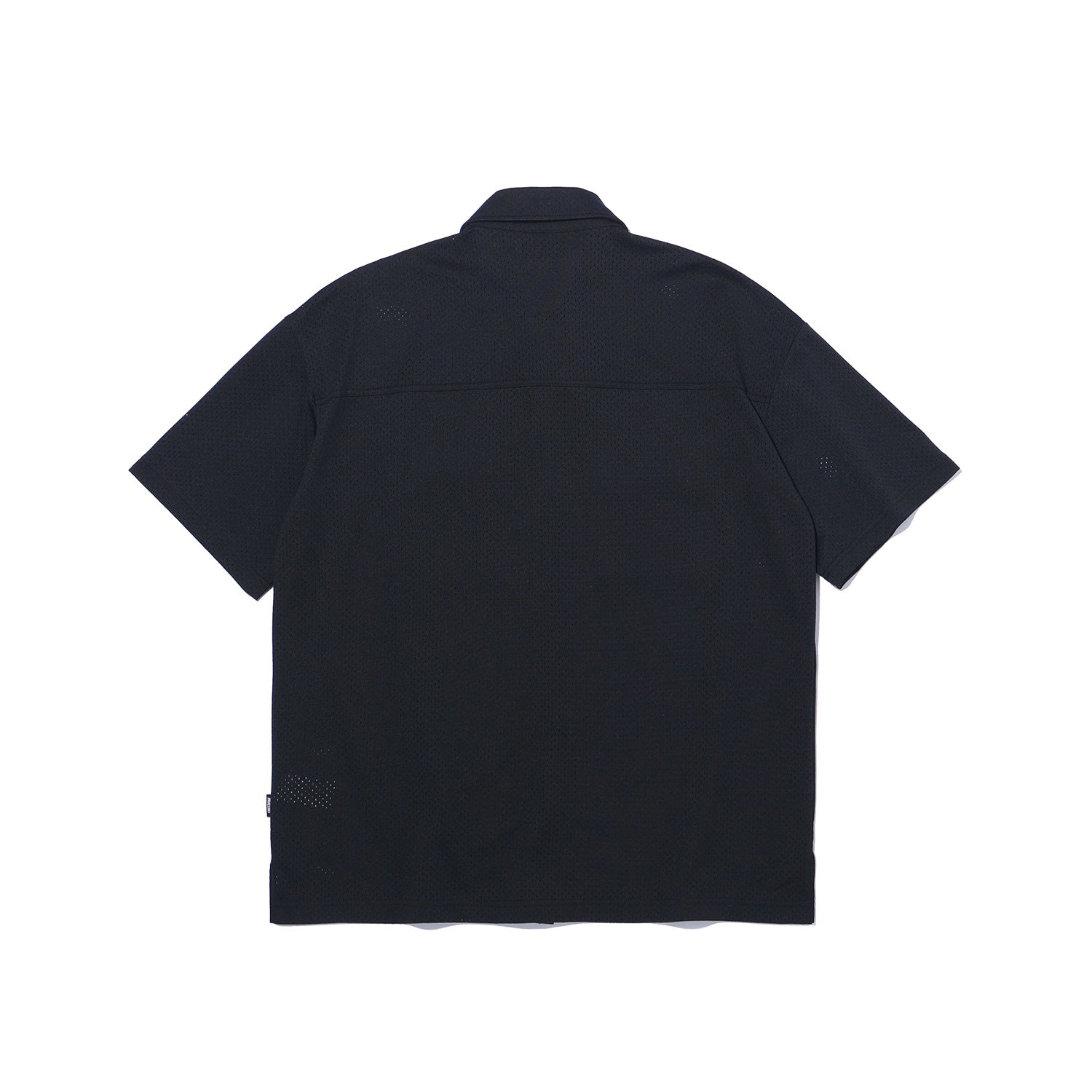 Wappen Mesh Short Sleeve Shirt (Black)