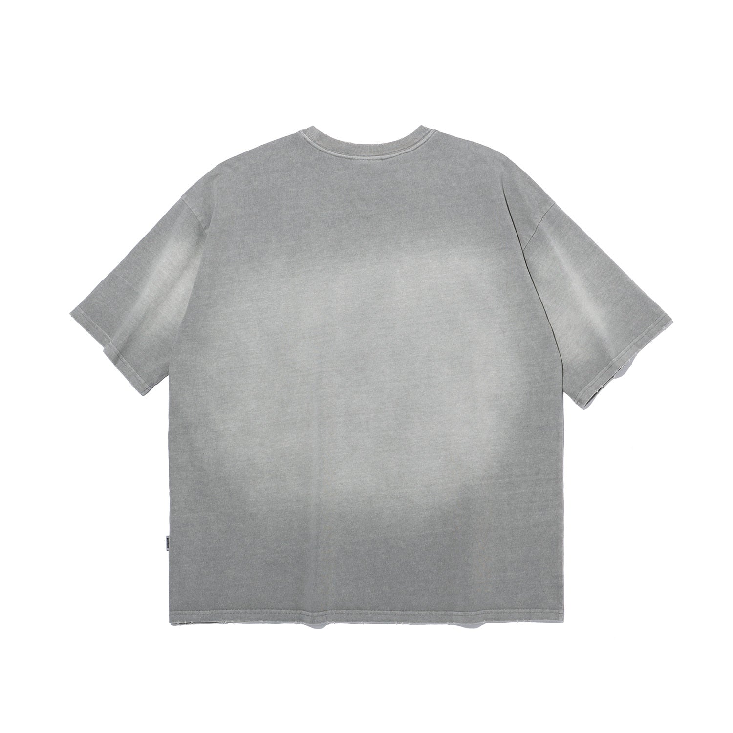 Small Logo Pigment Washed T-Shirt (Gray)