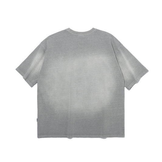 Small Logo Pigment Washed T-shirt (Gray)
