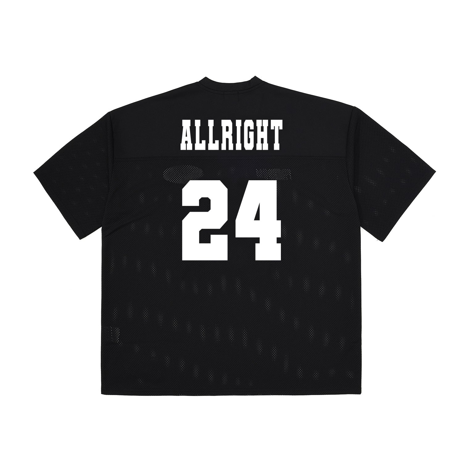 ALLRIGHT Mesh Rugby Jersey (Black)