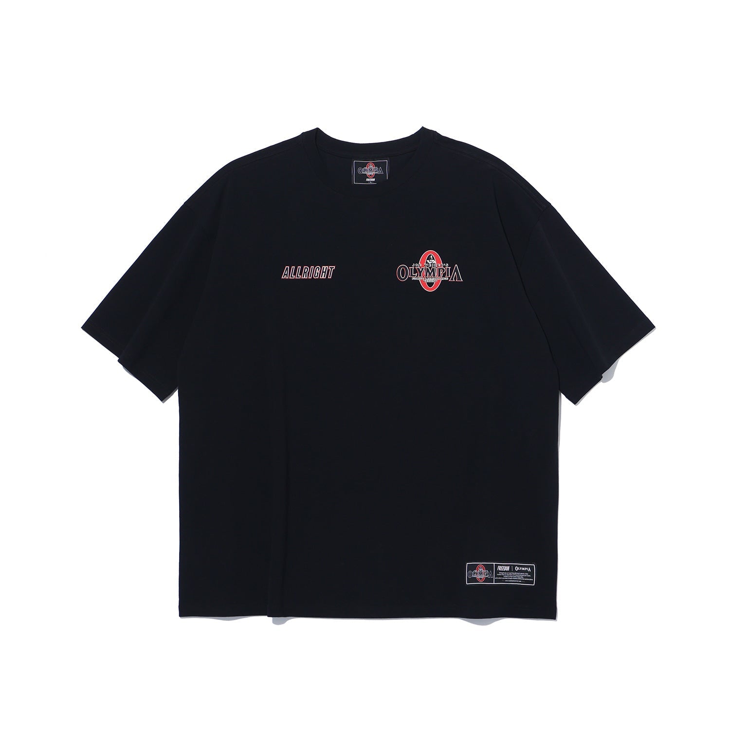 Olympia ALLRIGHT Small Logo T-Shirts (Black)