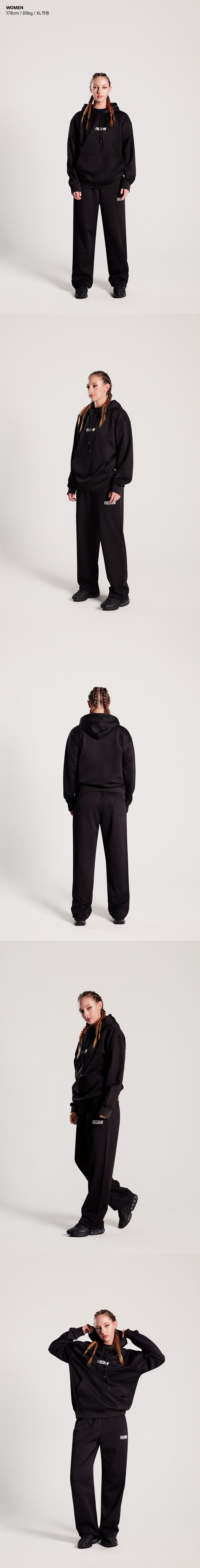 Small Logo Wide Cargo Sweatpants (Melange)