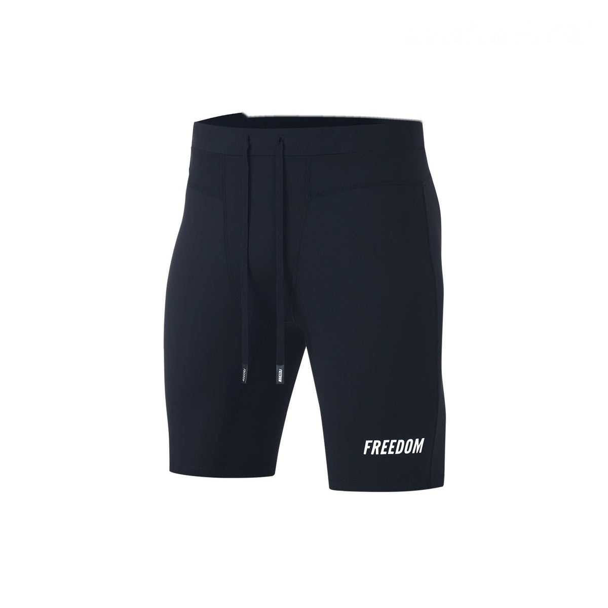 Logo Support Half Tights (Black)