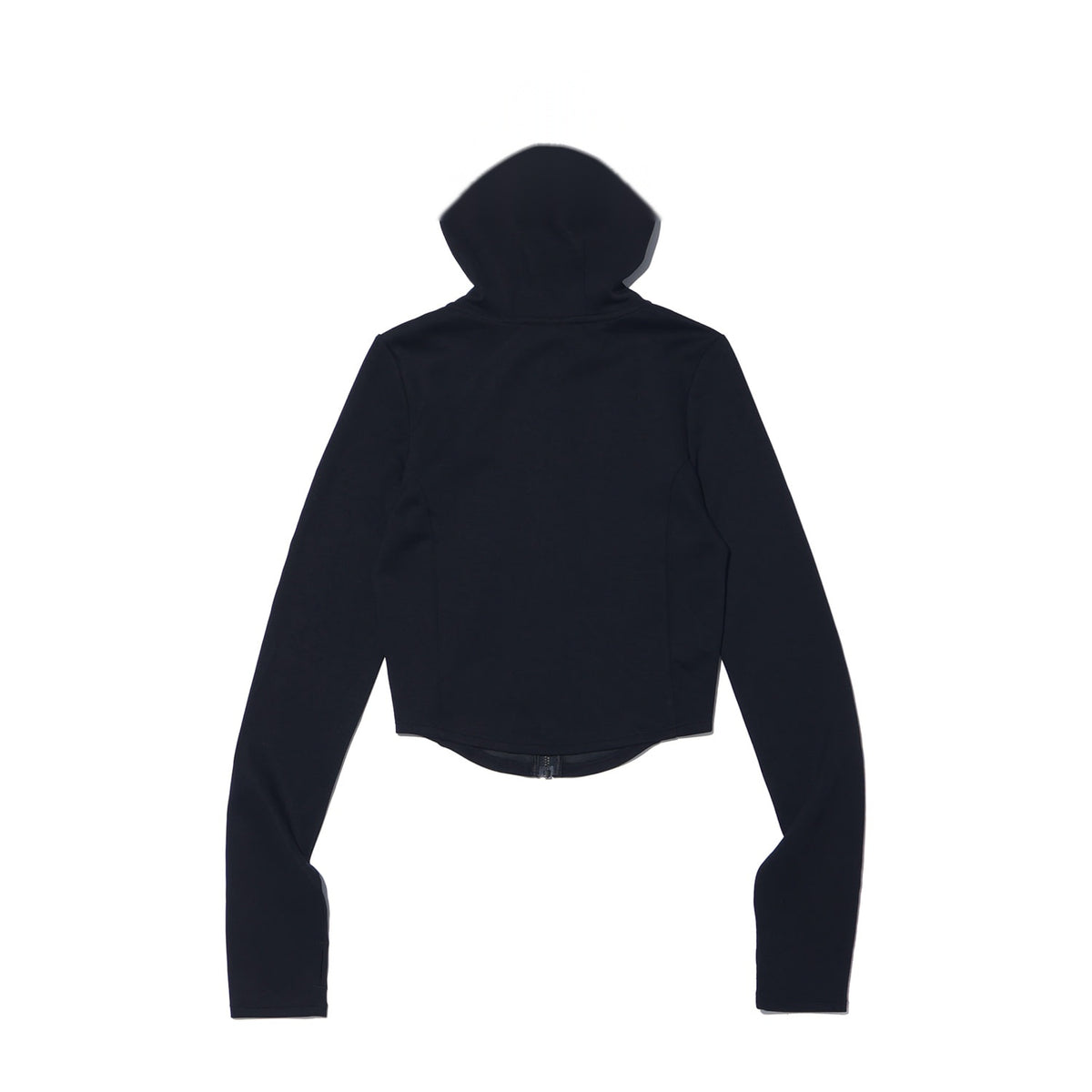 Basic Scuba Slim Zip-Up Hoodie (Black)