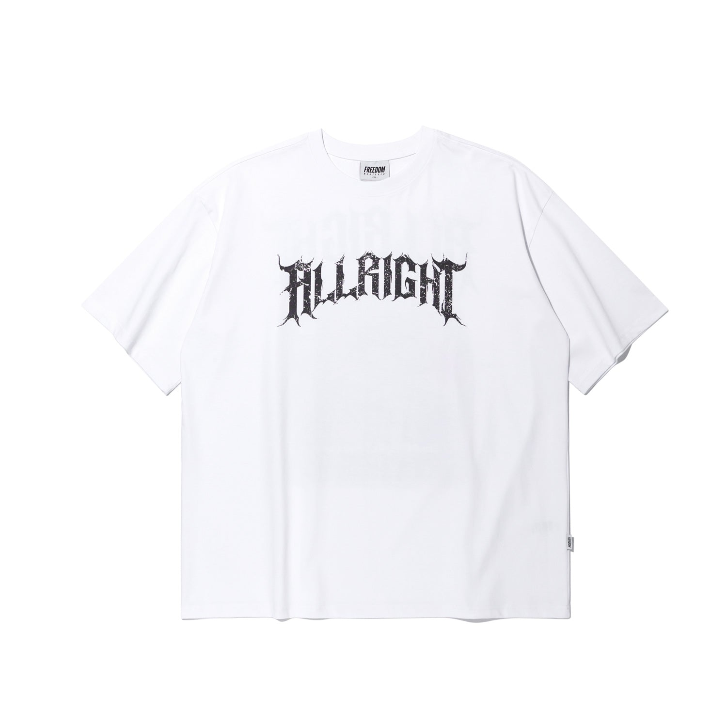 ALLRIGHT X 3 Oversized T-Shirt (White)