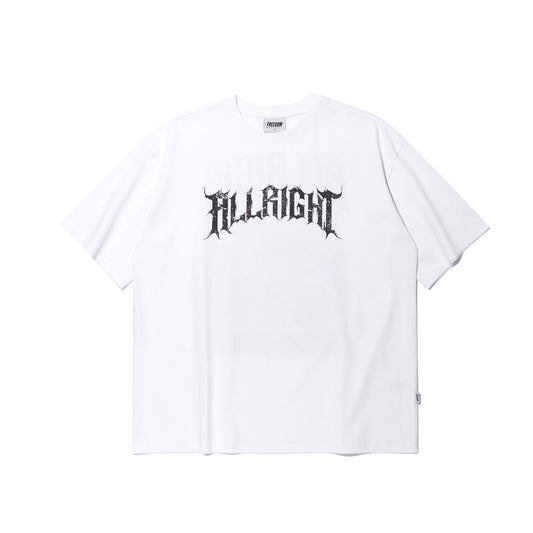 ALLRIGHT X 3 OVERSIZED T-SHIRT (WHITE)
