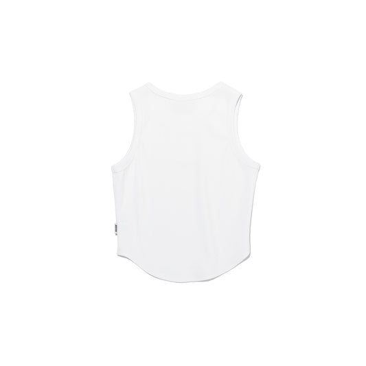 Women's Small Logo Sleeveless (White)