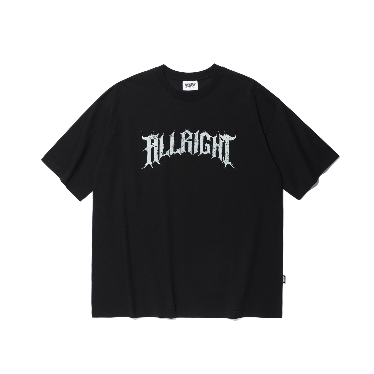 ALLRIGHT X 3 Oversized T-Shirt (Black)