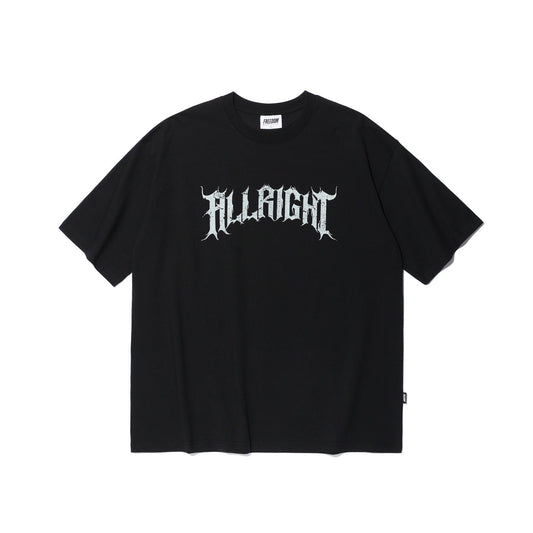 ALLRIGHT X 3 OVERSIZED T-SHIRT (BLACK)