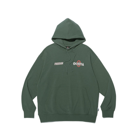 Olympia Small Logo Hoodie (Khaki)