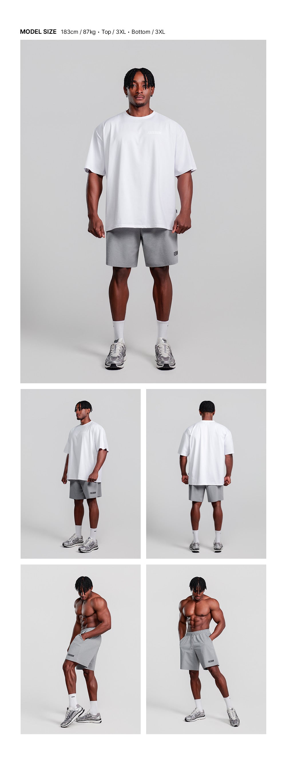 Essential 5-Inch Shorts (Grey)