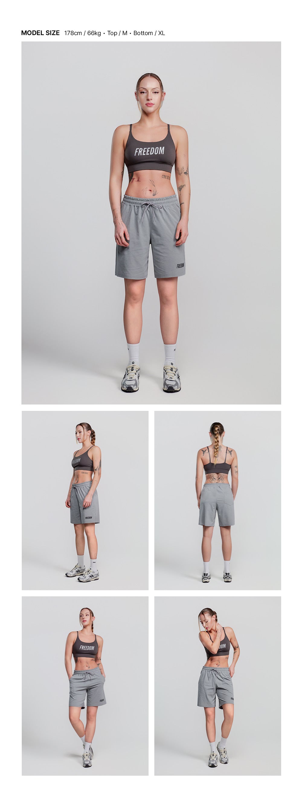 Essential 5-Inch Shorts (Grey)