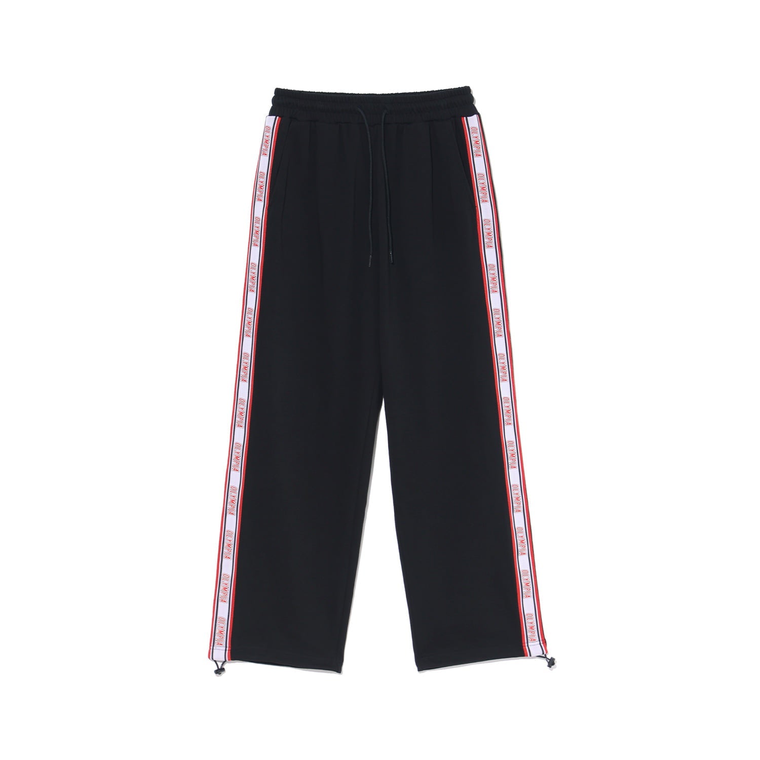 Olympia Lettering Sweat Pants (Black)